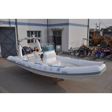 Barco de resgate inflável rígido de tamanho grande de 6,8 m